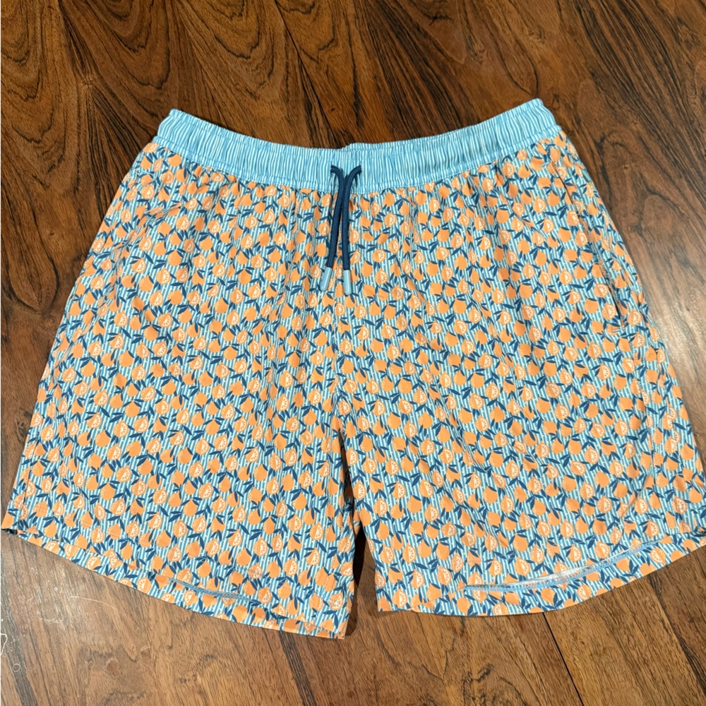 SSCO lemon swim shorts with liner